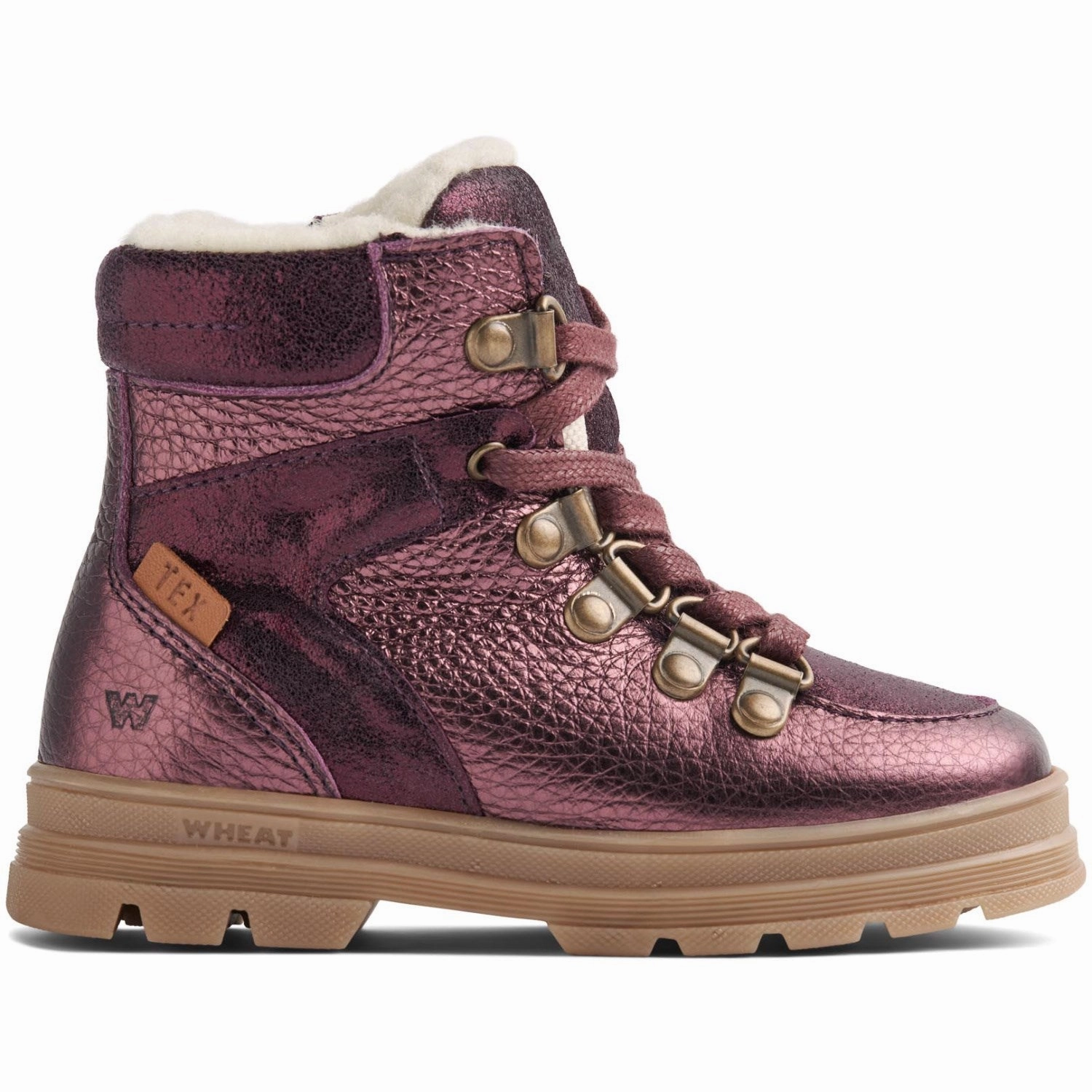 Wheat Bordeaux Winterboot Toni Hiker Tex Lined interior