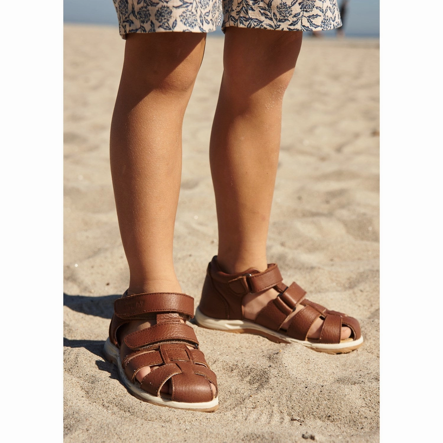 Wheat Cognac Sandal Frei Sporty Beach Shoes Minimal Cool