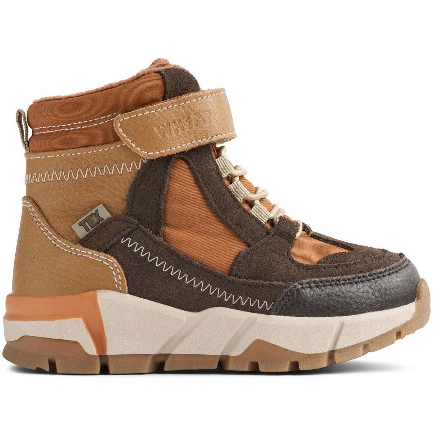 Wheat Dark Brown Bootie Muni Tex Breathable Sole