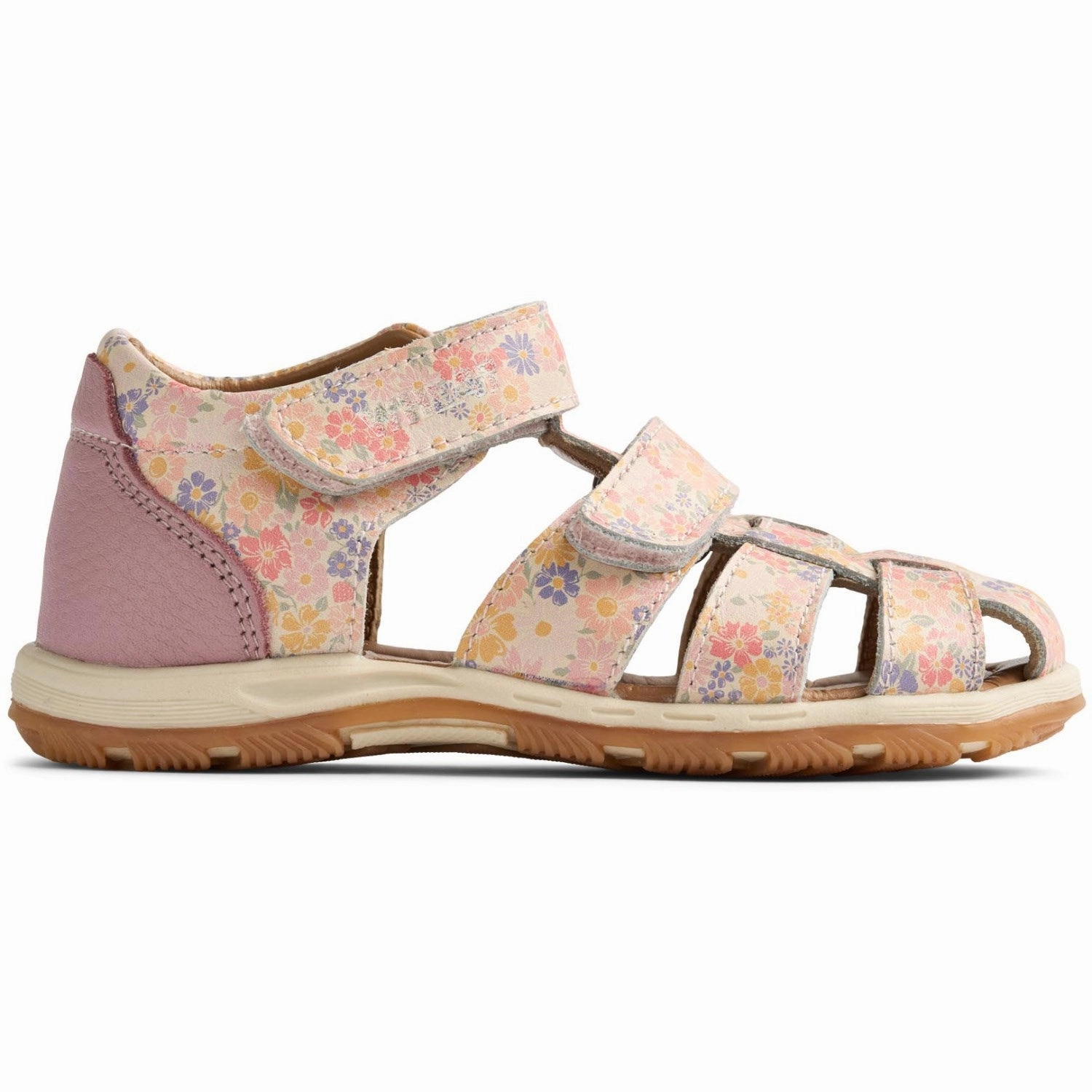Anti Slip Pattern Functional Fit Wheat Multi Flowers Sandal Frei