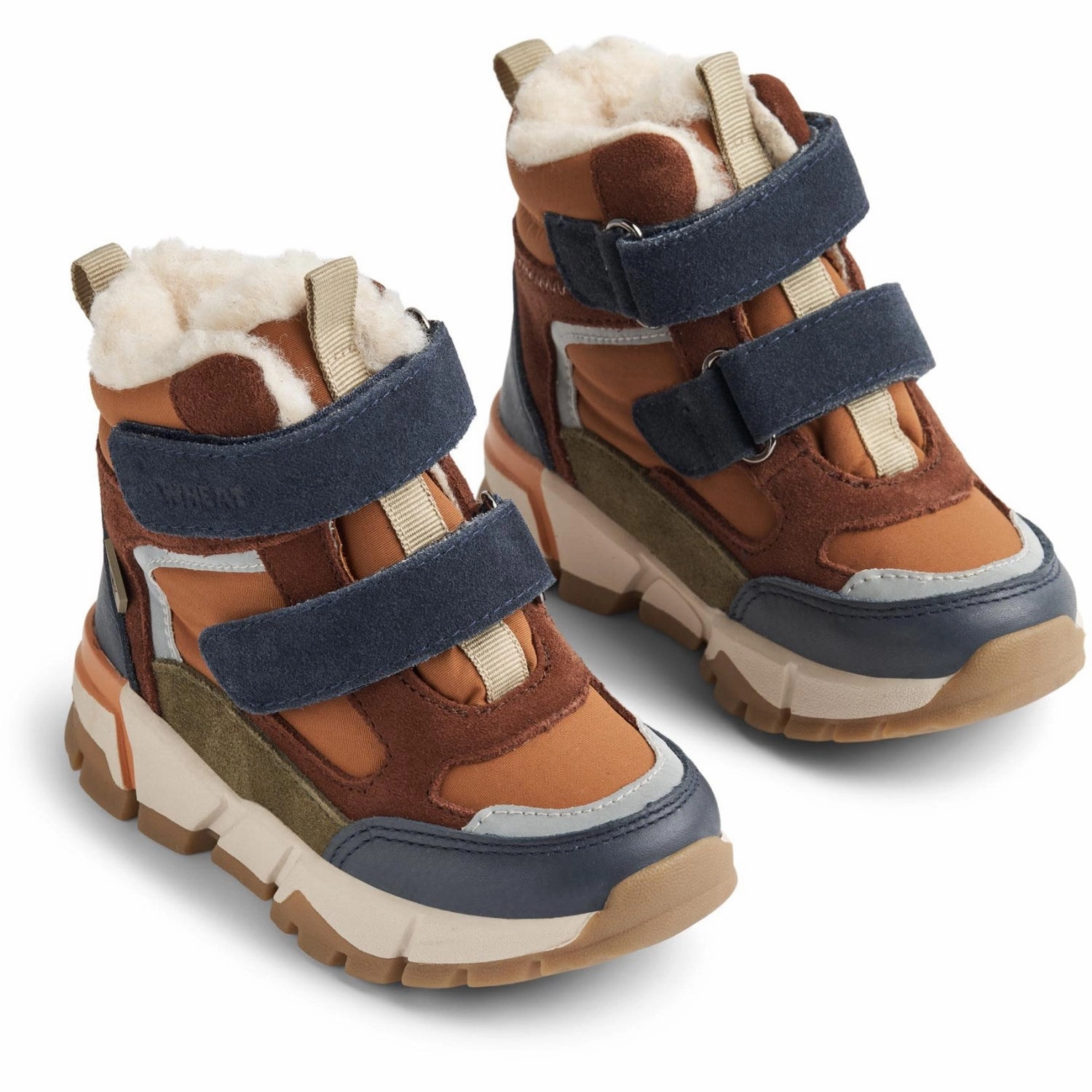 Wheat Navy Bootie Lucka Tex Extreme Grip