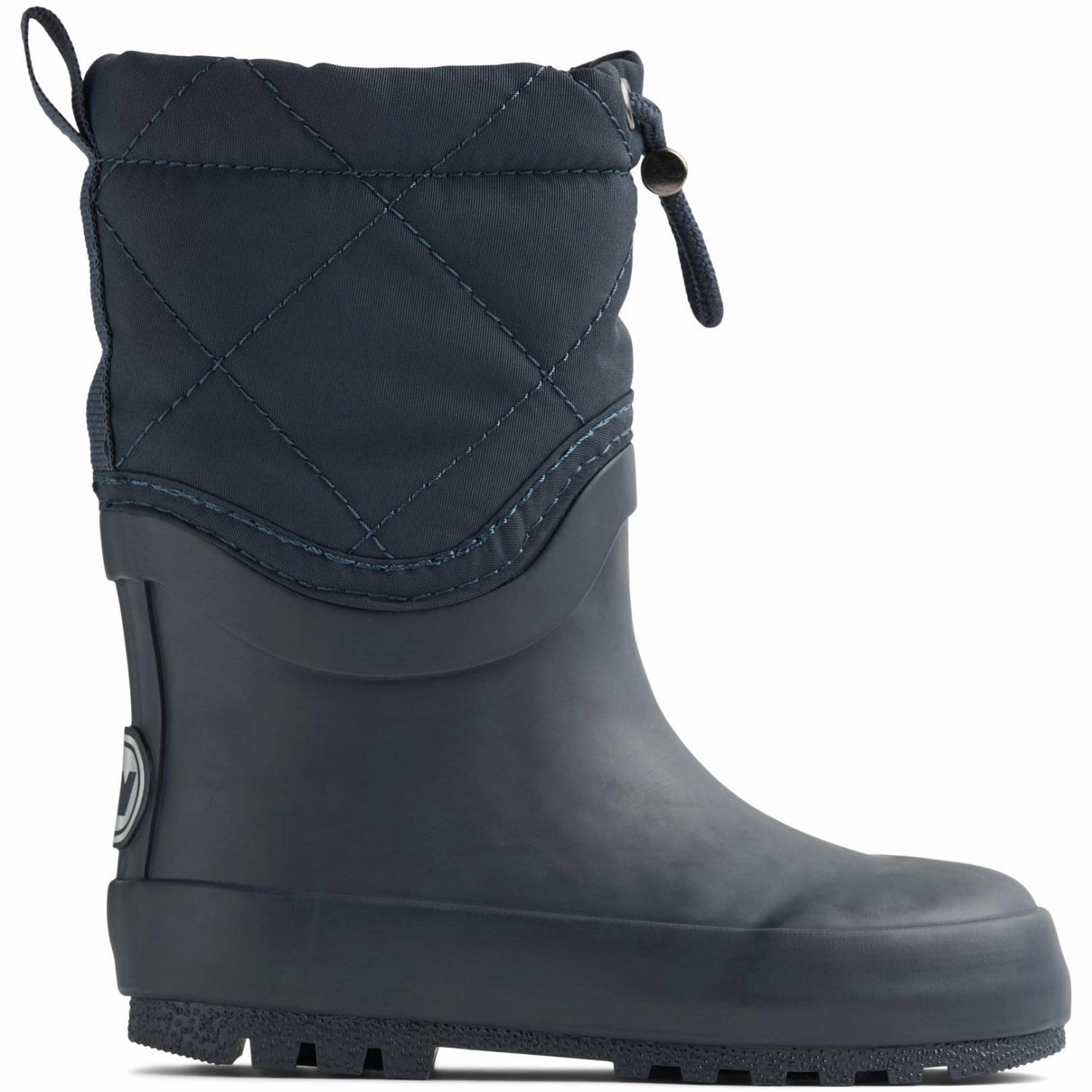Wheat Navy Thermo Snowboot Drizzle Smooth Surface Stud Look