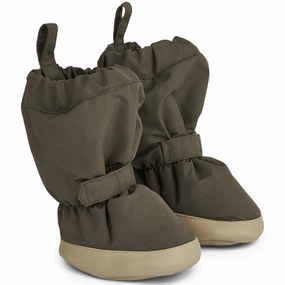 Wheat Outerwear Booties Tech Dry Black Relaxed Footwear Grip Base
