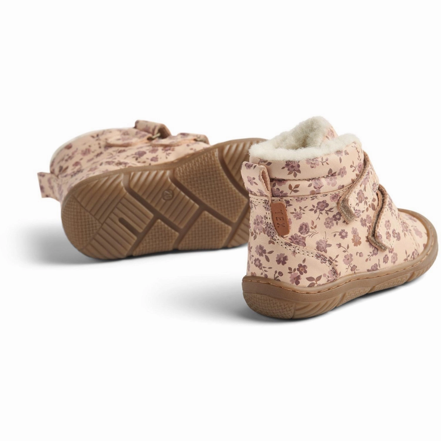 Wheat Rose Flowers Winterboot Snug Tex Neutral Tones Elastic Collar