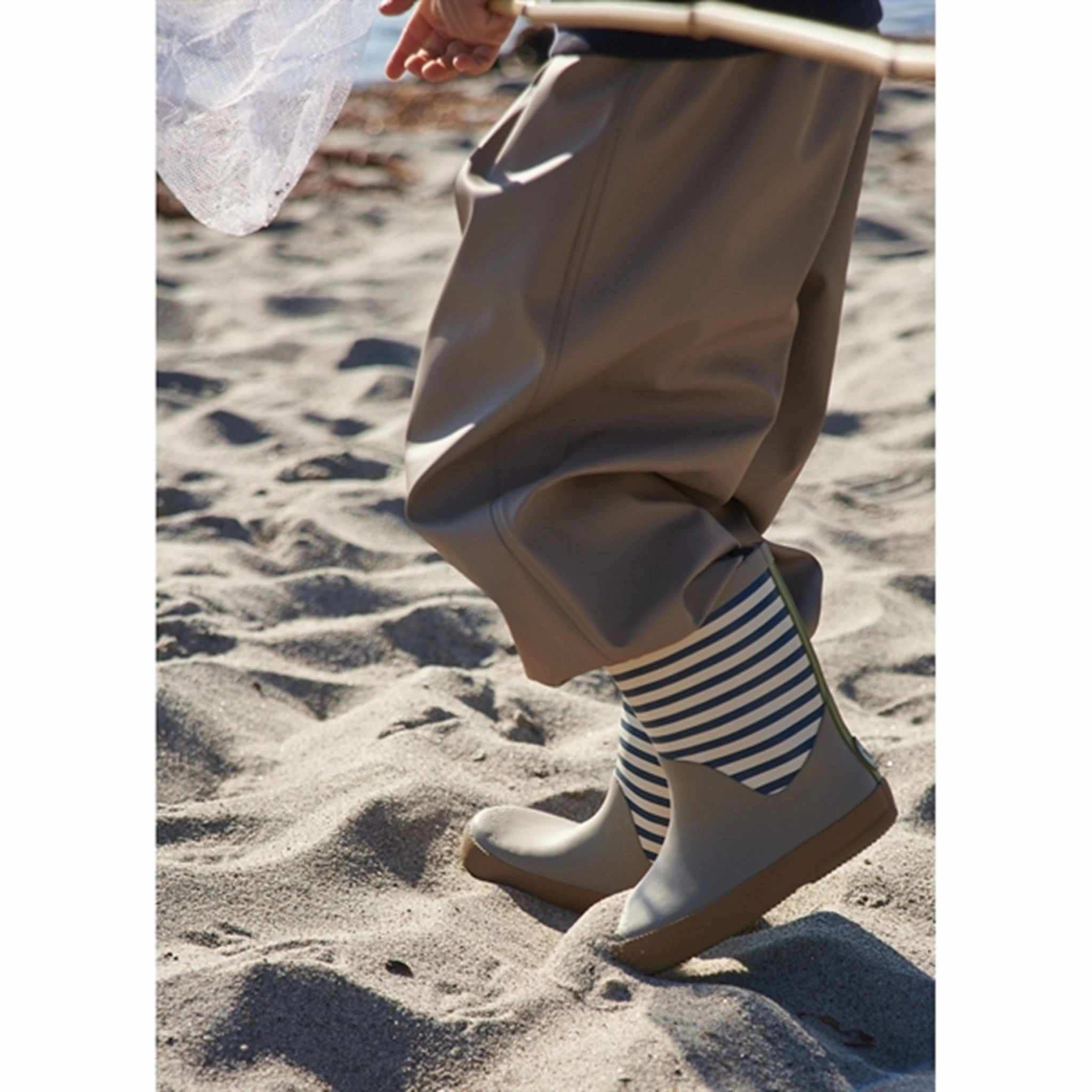 Wheat Rubber Boot Juno Blue Stripe Rugged Built Winter Walker Reinforced Form Trail Exploration