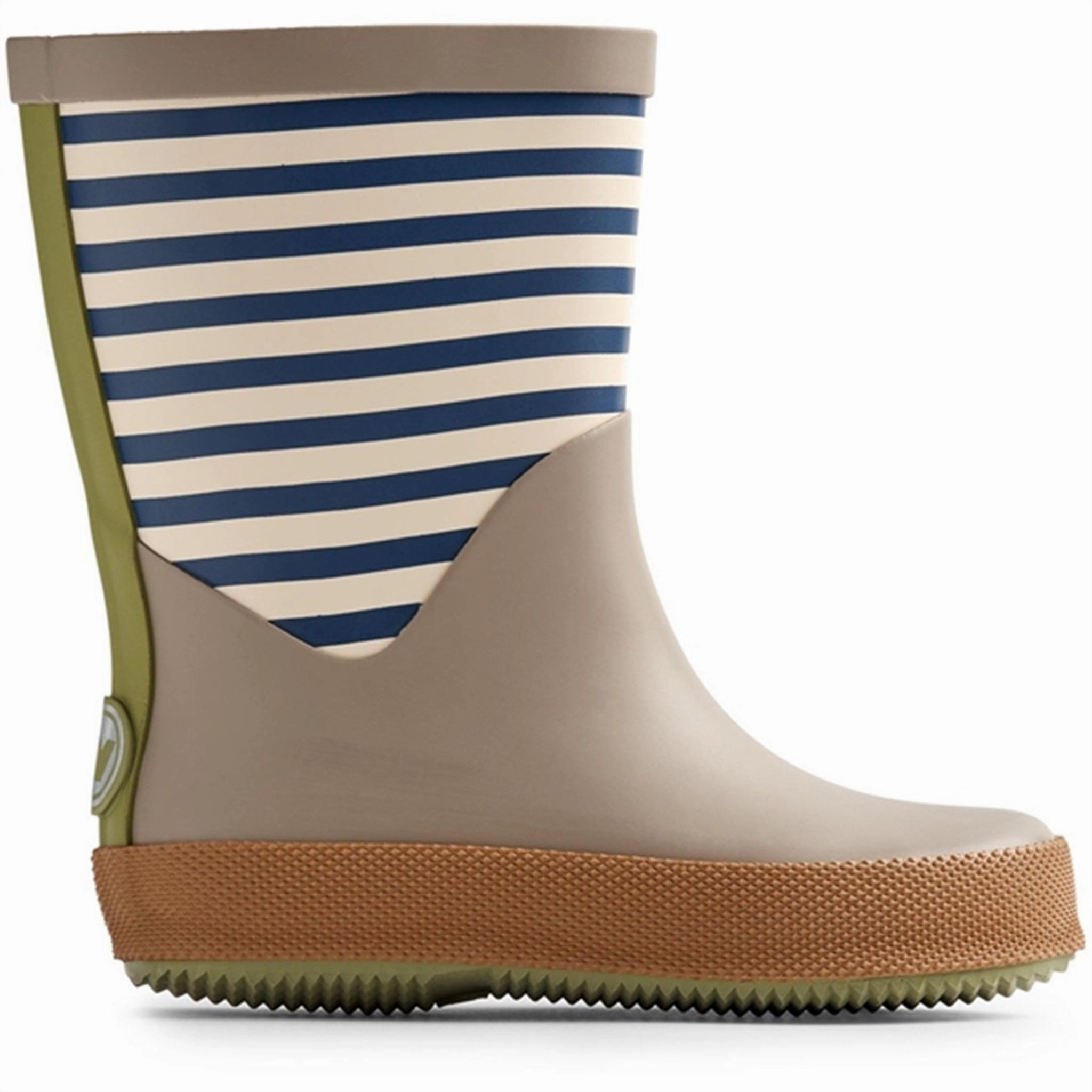 Seamless Comfort Morning Walk Tear-resistant Wheat Rubber Boot Juno Blue Stripe