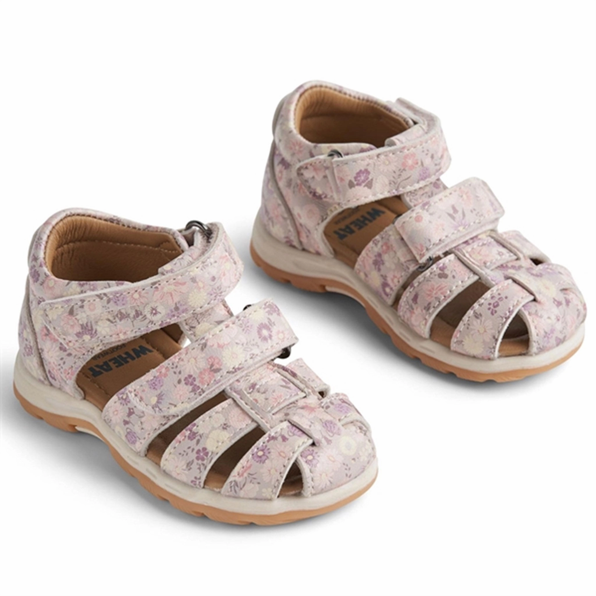 waterproof Durable Outsole Wheat Sandal Closed Toe Frei S Clam Multi Flowers