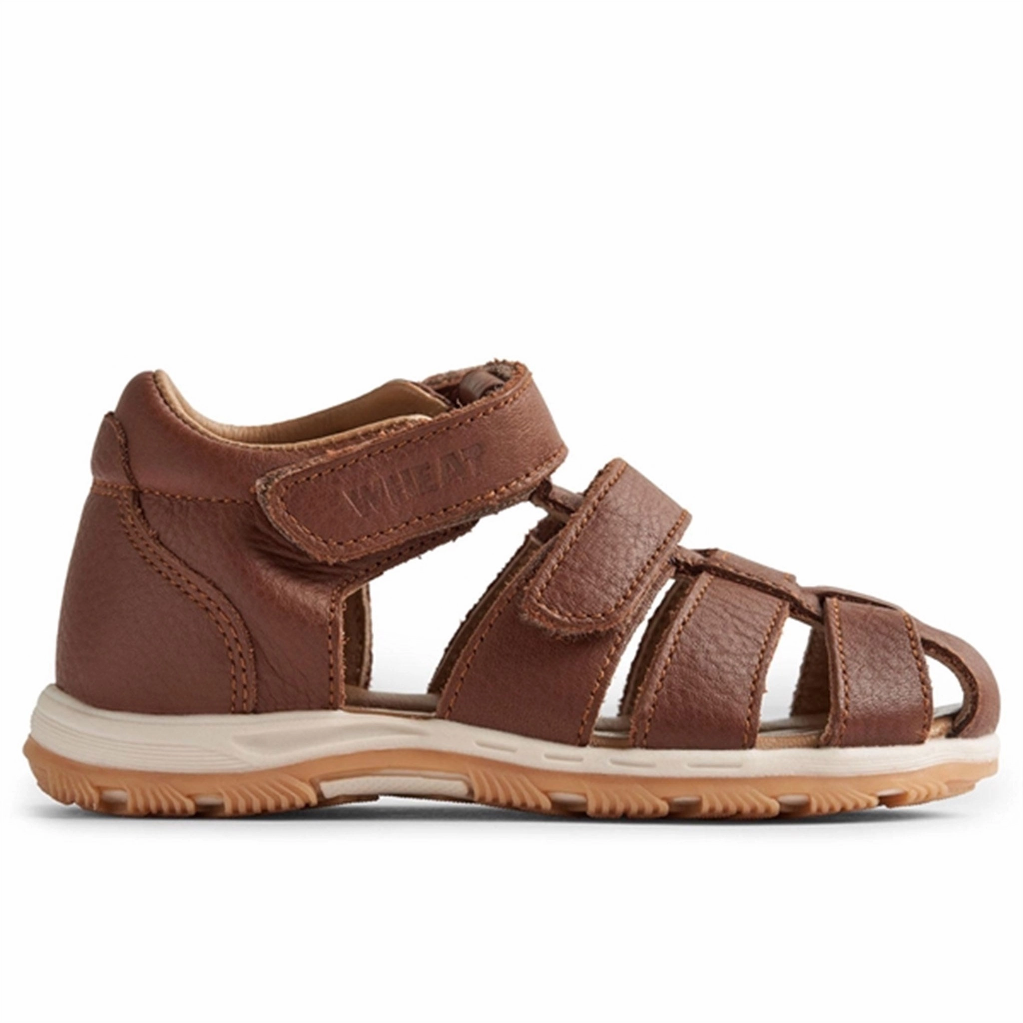 Flex grooves Wheat Sandal Closed Toe Frei S Cognac