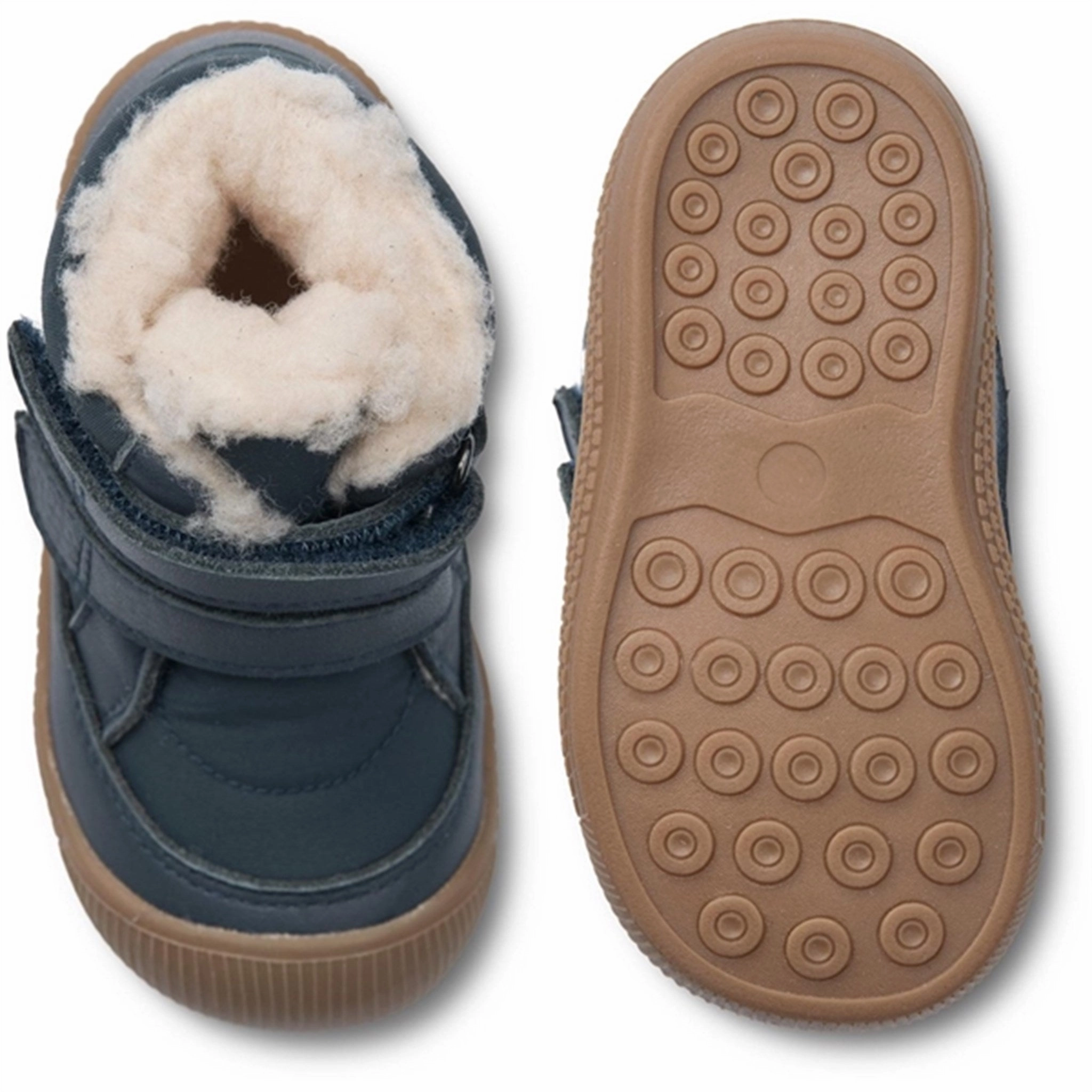 Wheat Winter Boots Daxi Wool Tex Navy Neutral Foot Alignment