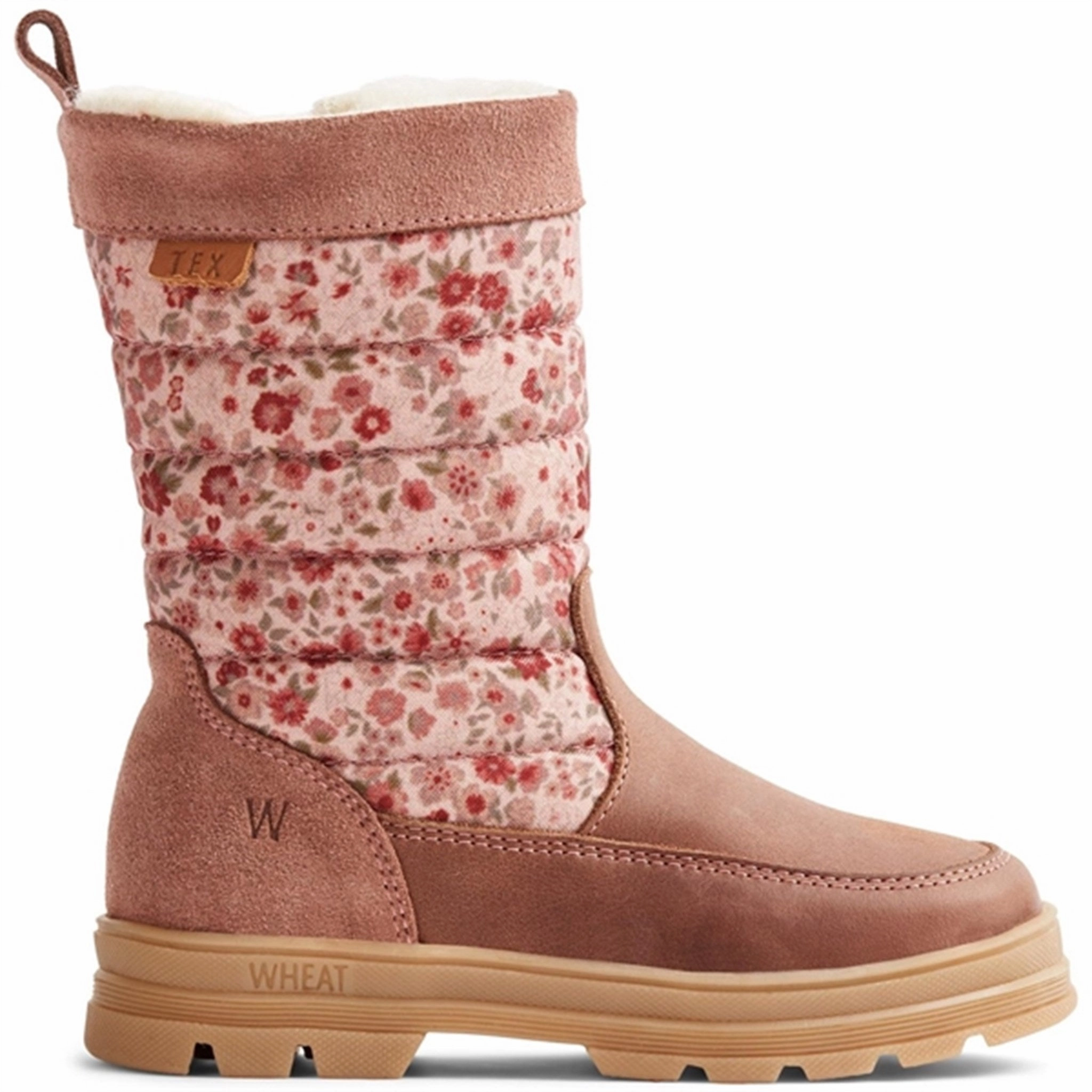 Off Duty Wheat Winter Boots Koa High Tex Inside Zip Dusty Rouge