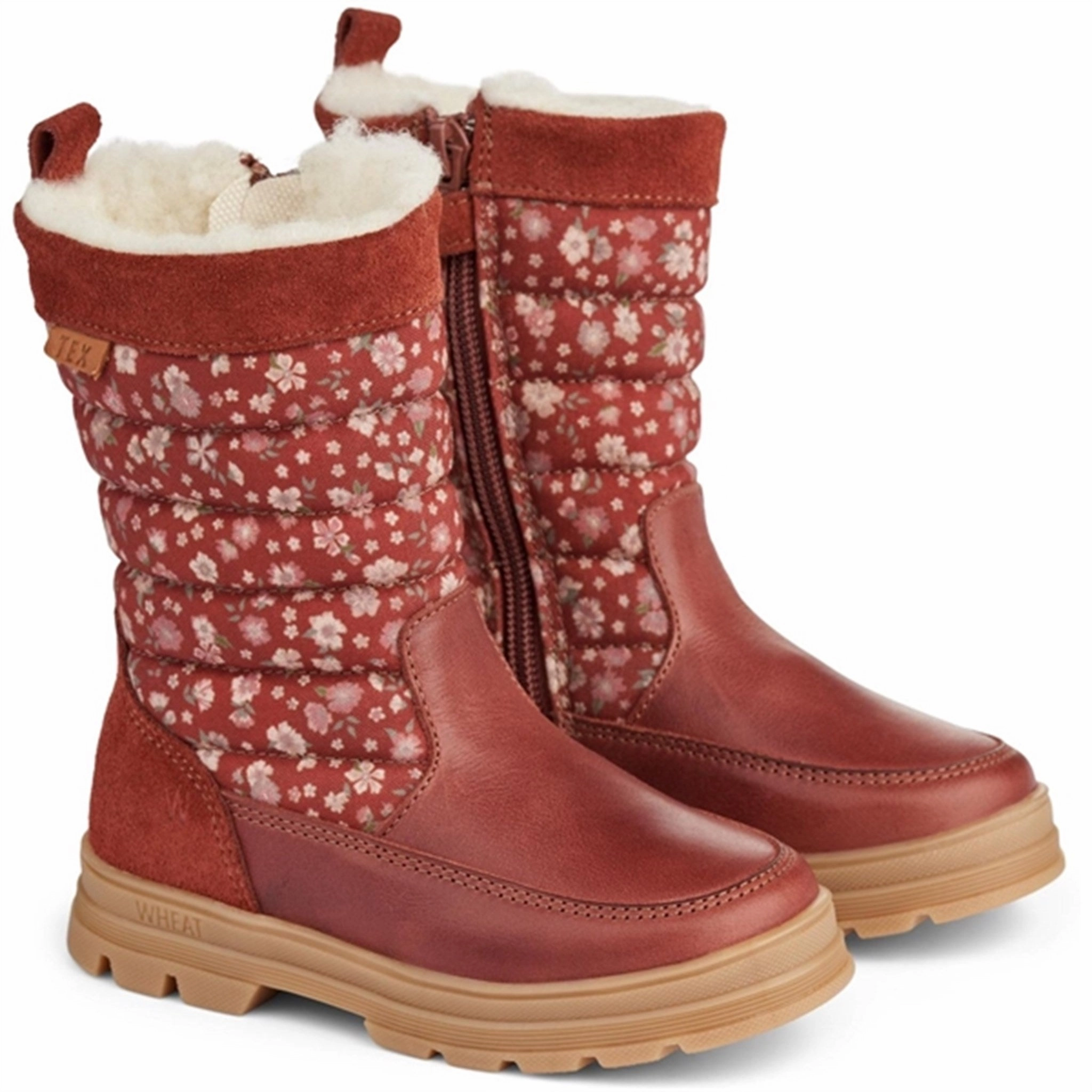 Anti   Fatigue Running Wheat Winter Boots Koa High Tex Inside Zip Red