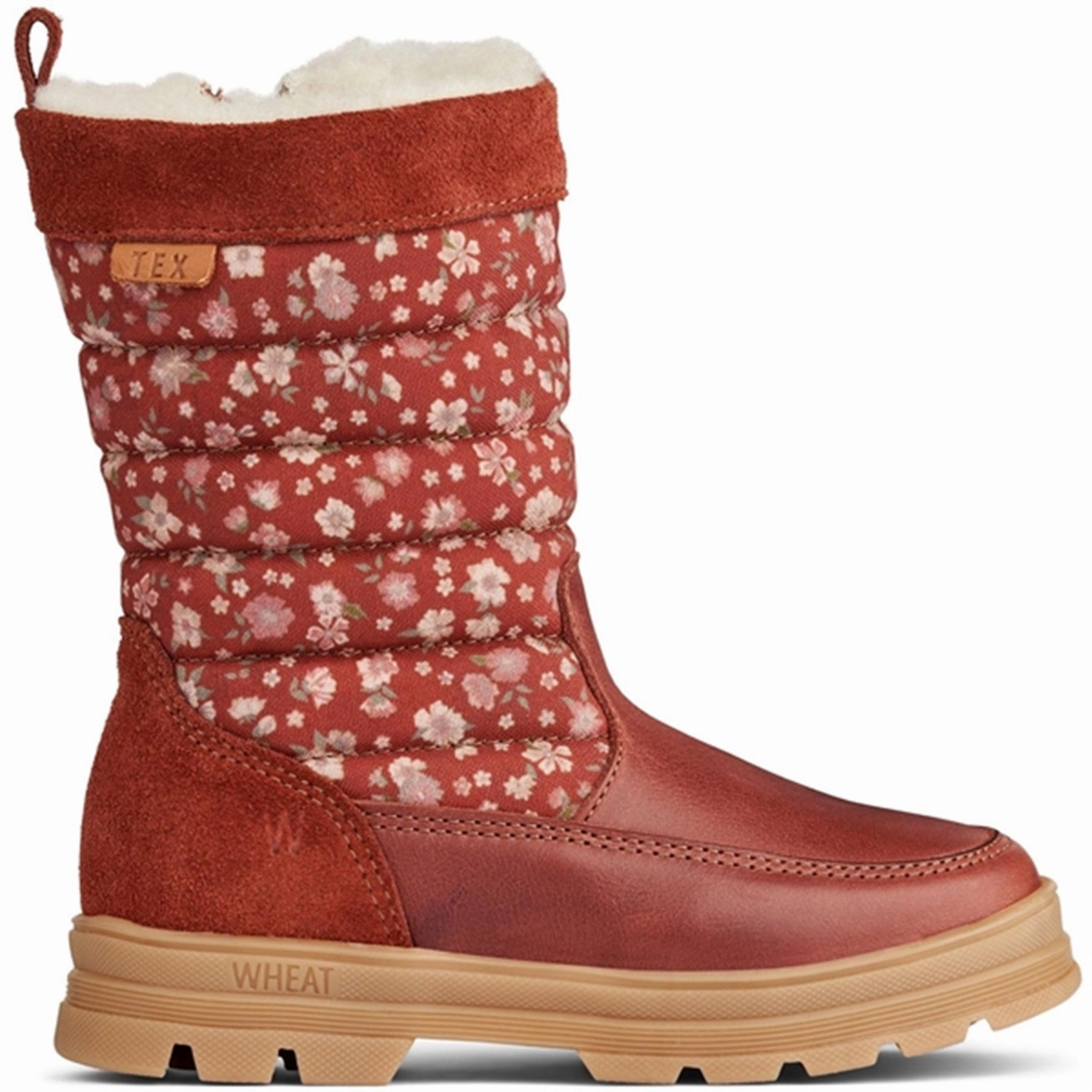 Wheat Winter Boots Koa High Tex Inside Zip Red Padded Fashion Fit
