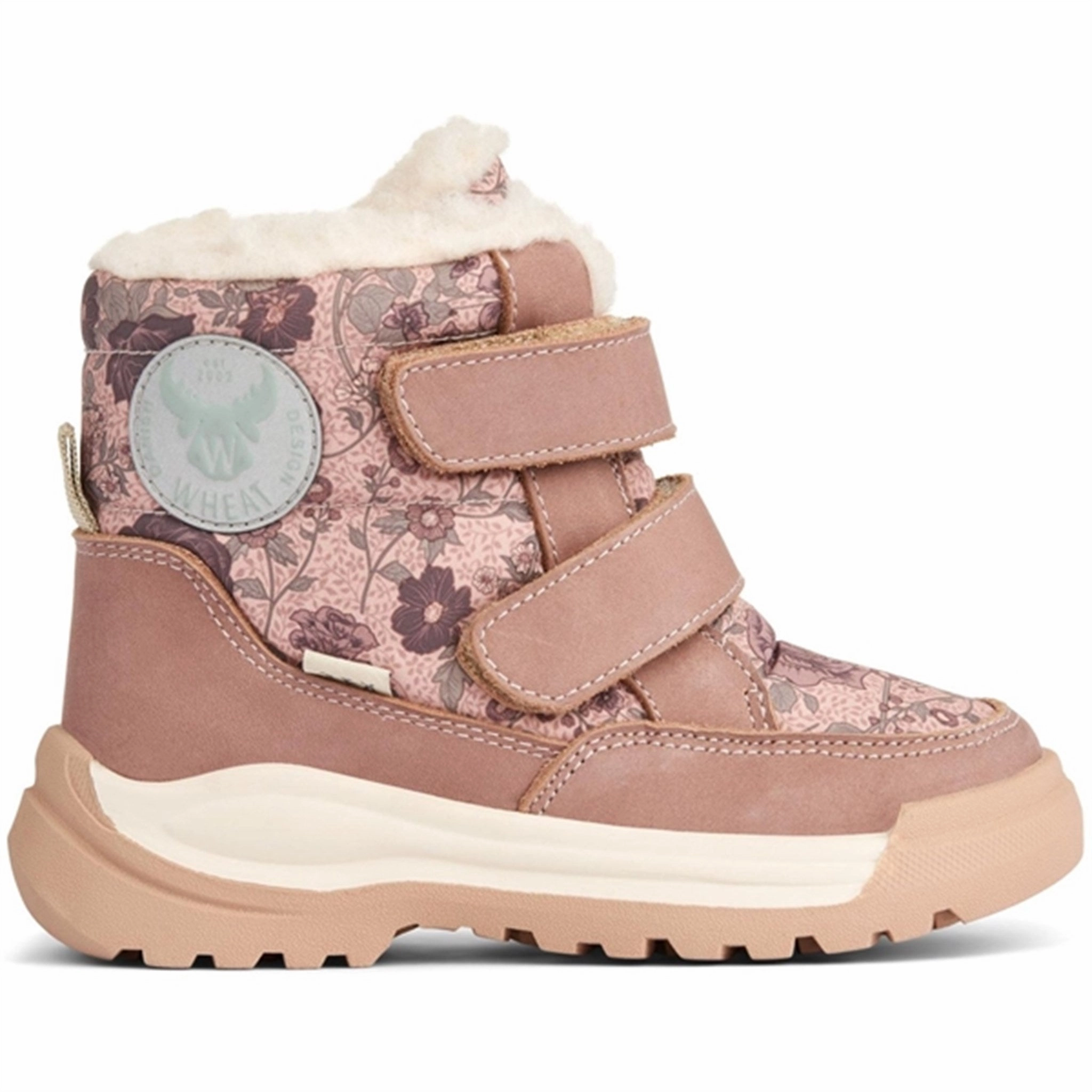 Desert Wear Contoured Midsole Wheat Winter Boots Millas Double Velcro Tex Print Dusty Rouge