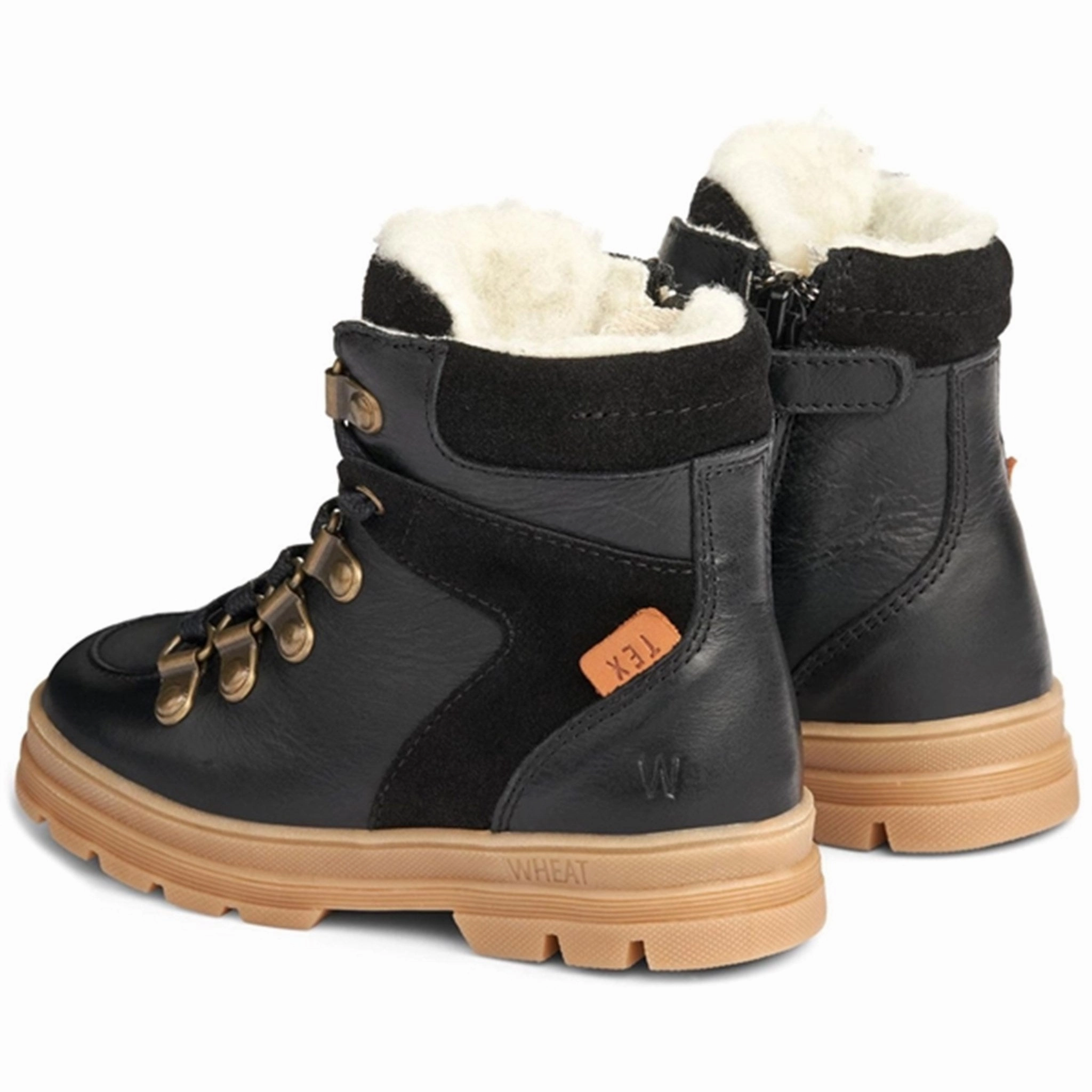 Wheat Winter Boots Toni Tex Hiker Black Waterproof Traction