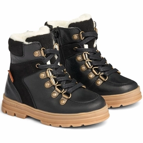 Wheat Winter Boots Toni Tex Hiker Black Stud Look Urban Commute