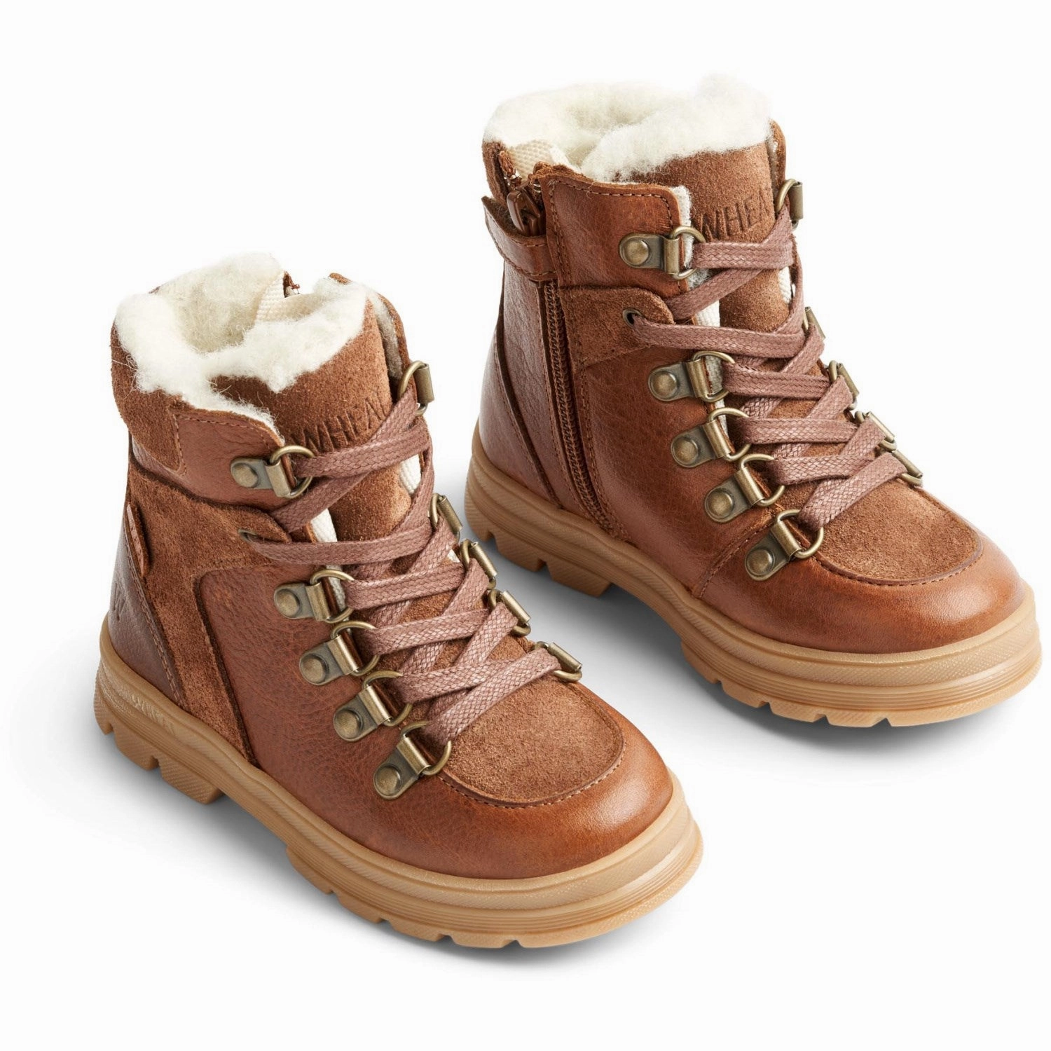 sweat-wicking Wheat Winter Boots Toni Tex Hiker Cognac