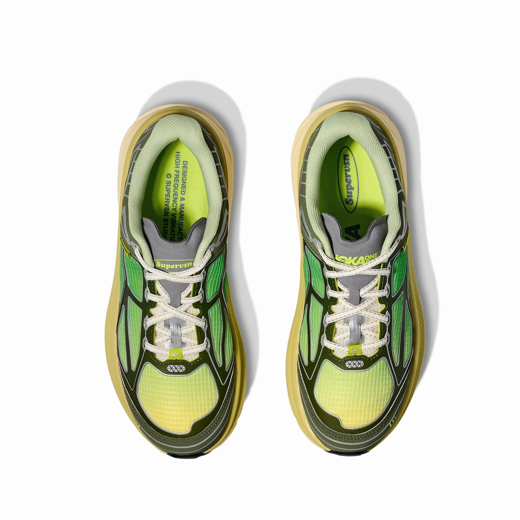 replaceable insole shoes Vibrant Hoka U Clifton One9 Supervsn Shoes