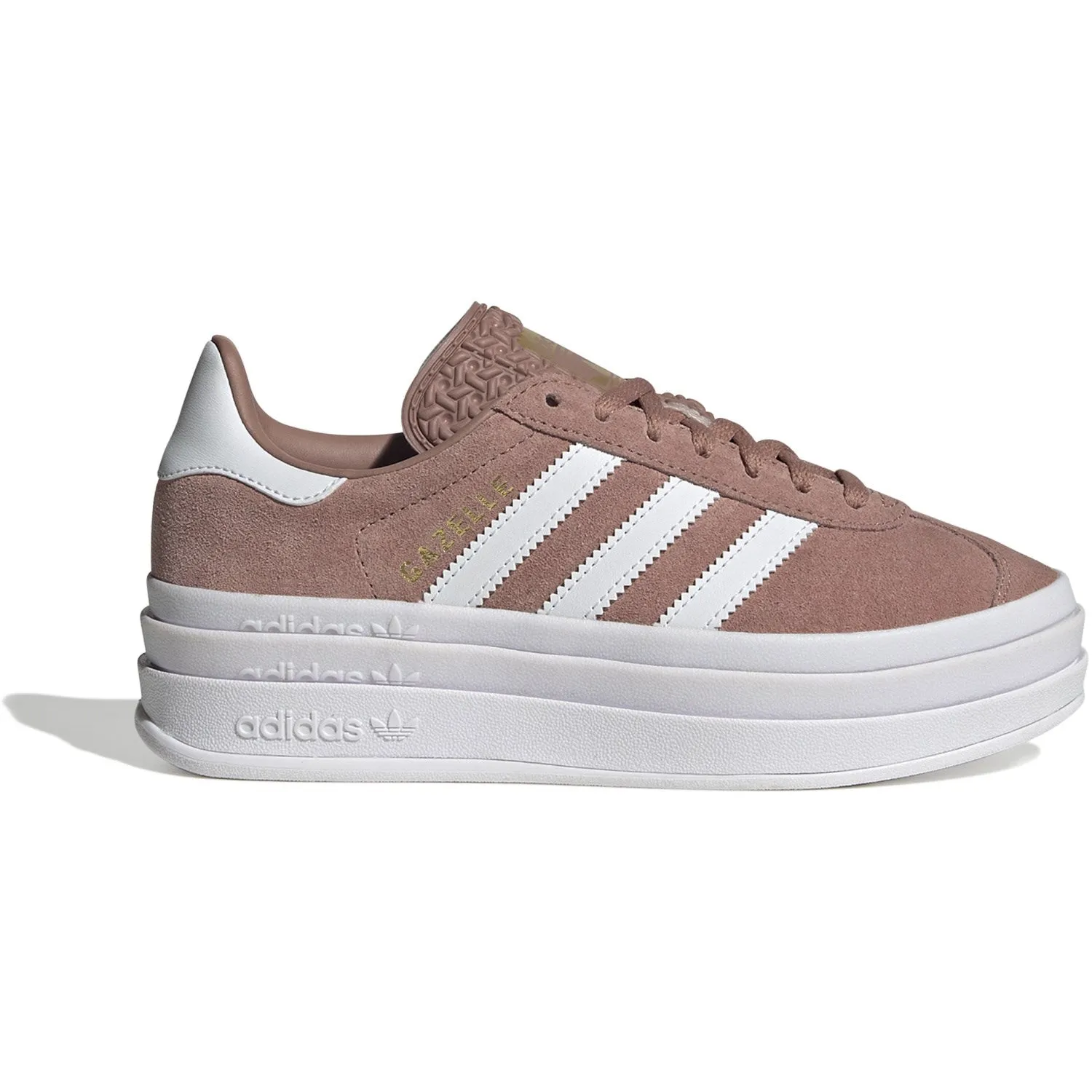All Day Comfort Design adidas Originals Warm Clay/Ftwr White/Gold Met. Gazelle Bold J Sneakers