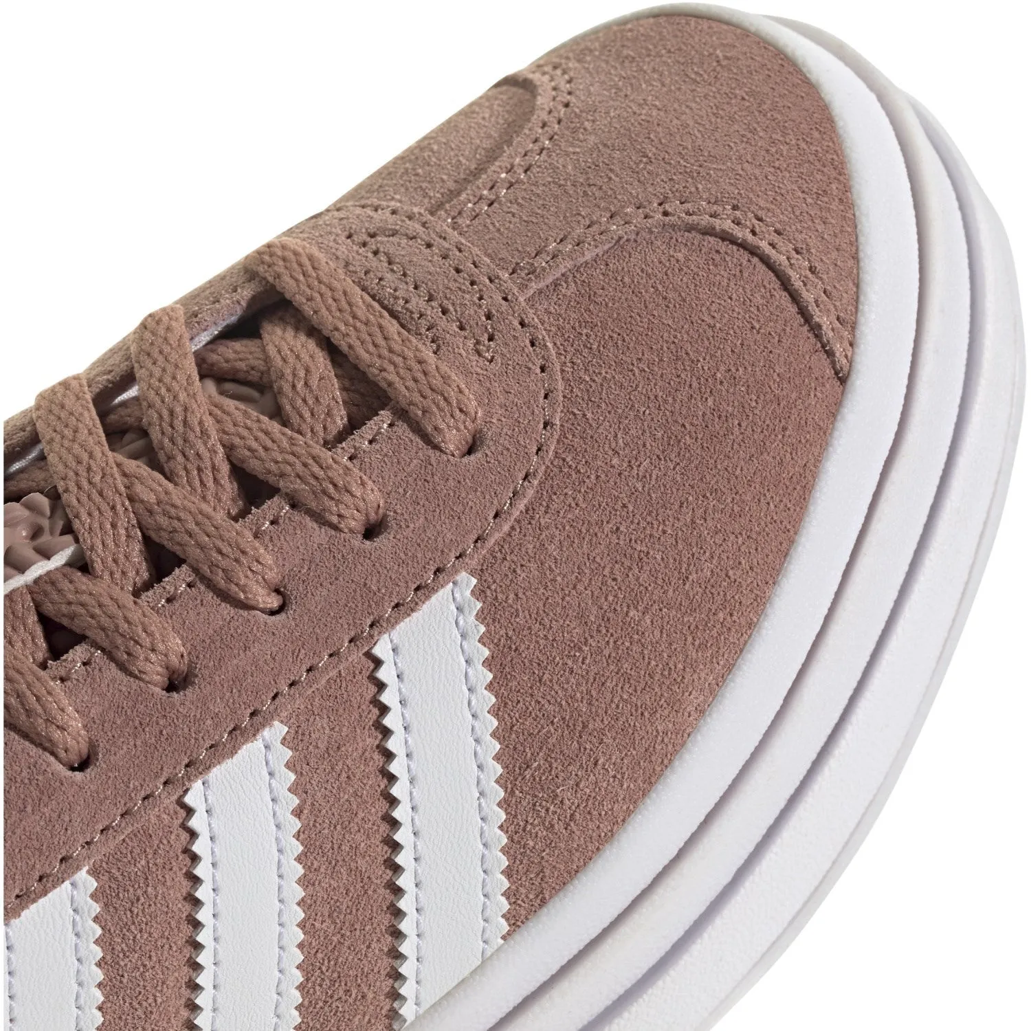 adidas Originals Warm Clay/Ftwr White/Gold Met. Gazelle Bold J Sneakers Vibrant sole Built-in wear