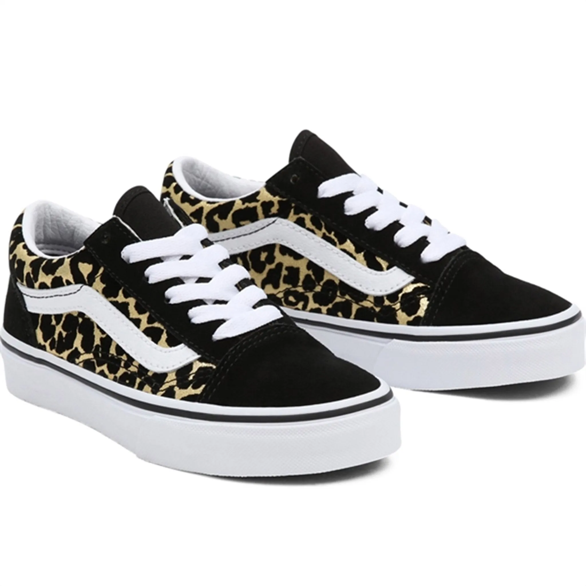 VANS Old Skool Leopard/Black Shoes Classic Activity Hiking Path