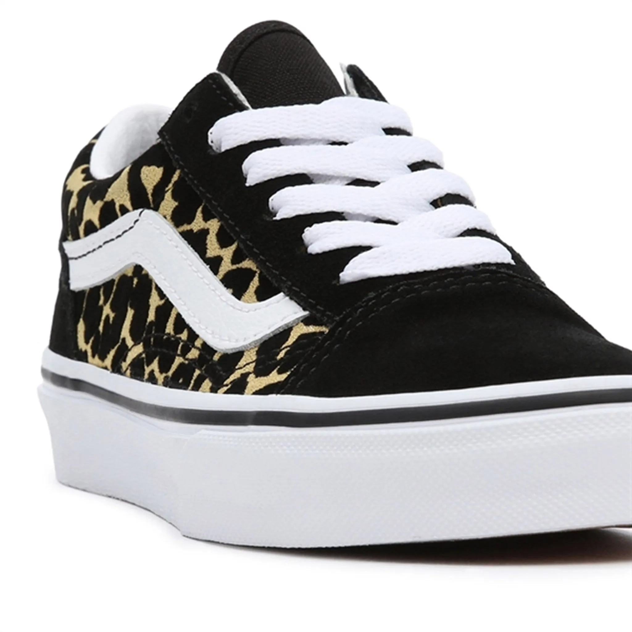 Running Routine Stretch Fabric VANS Old Skool Leopard/Black Shoes