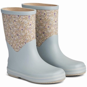 Wheat Rubber Boots Juno Highrise Flowers Running Breathable Support
