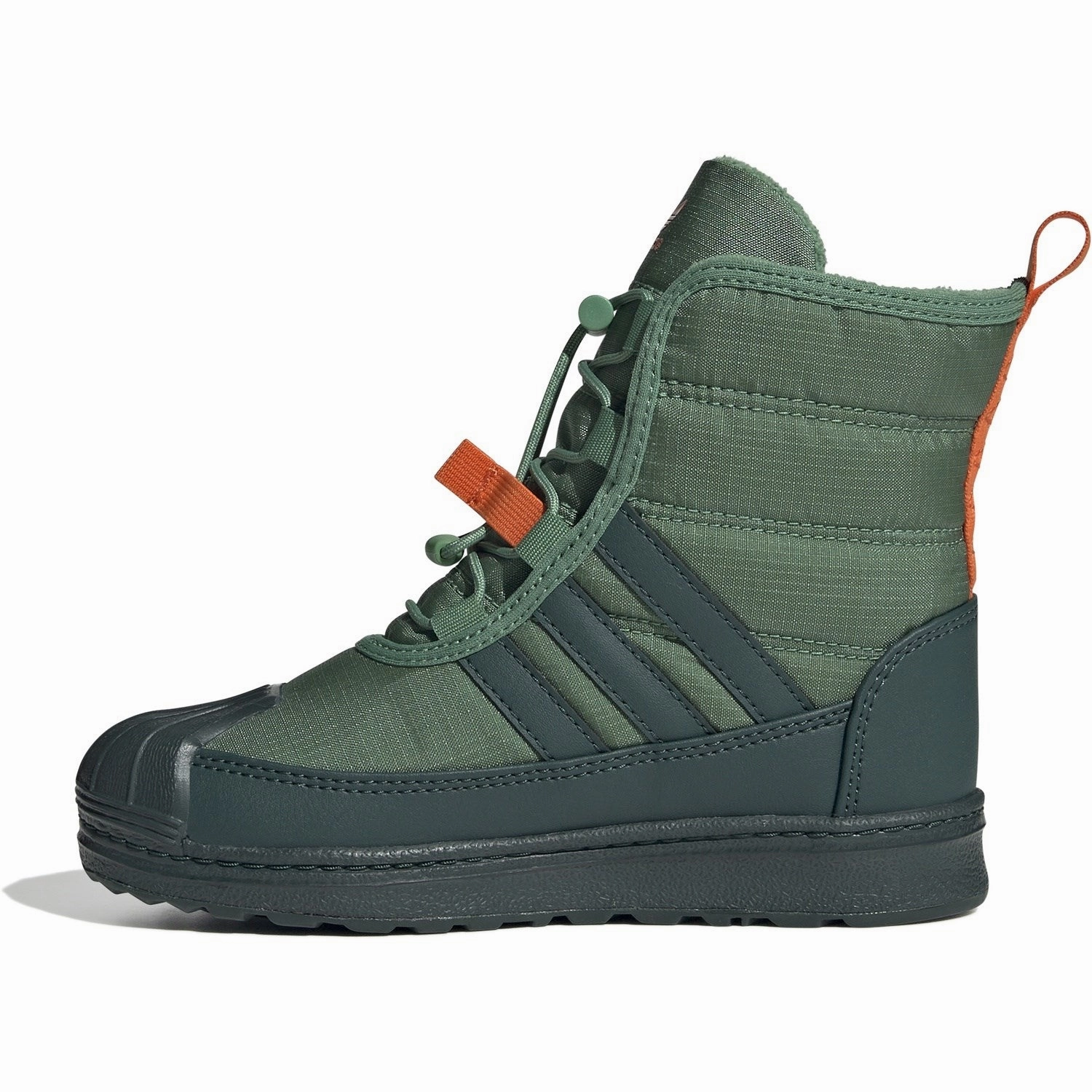 Leather Material adidas Originals Preloved Green/Mineral Green/Orange Superstar 360 Boot 2.0 C Bootr