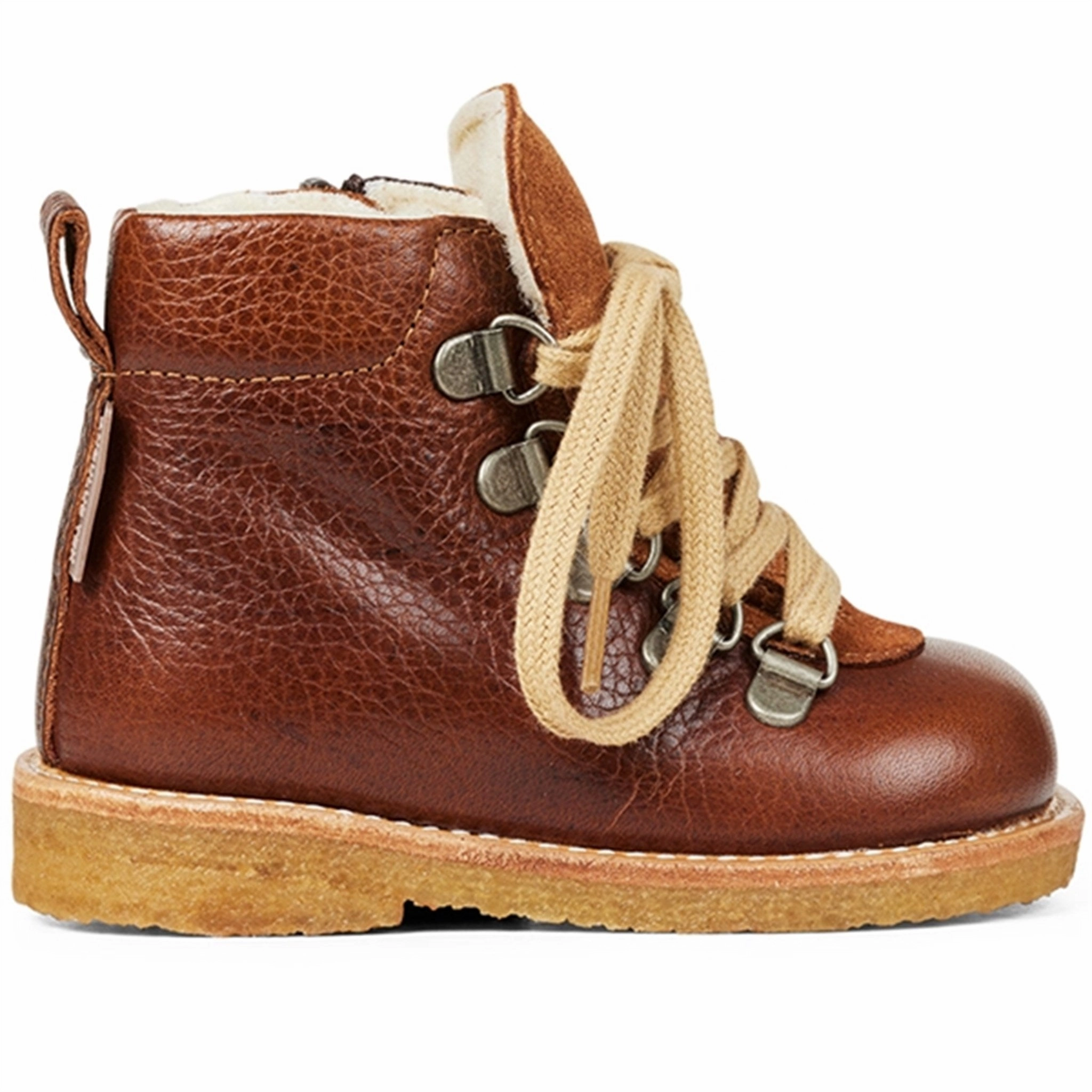 Daily Movement Angulus Starter Tex Boots With Lace & Zipper Cognac/Cognac