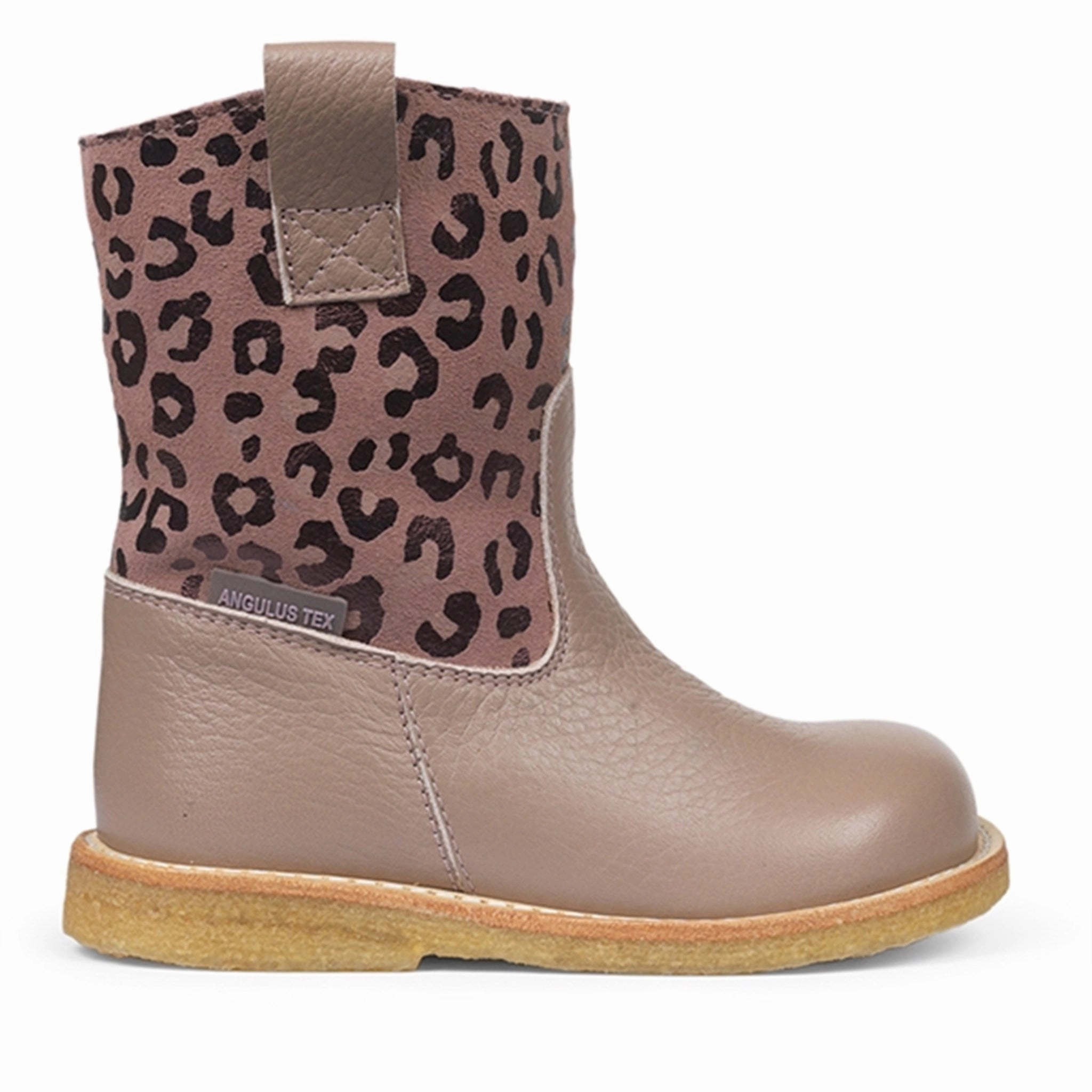 High Traction Weekend Wanderer Stable Support Urban Commute Angulus Tex-Boots w Zipper Rose/Rose Leo