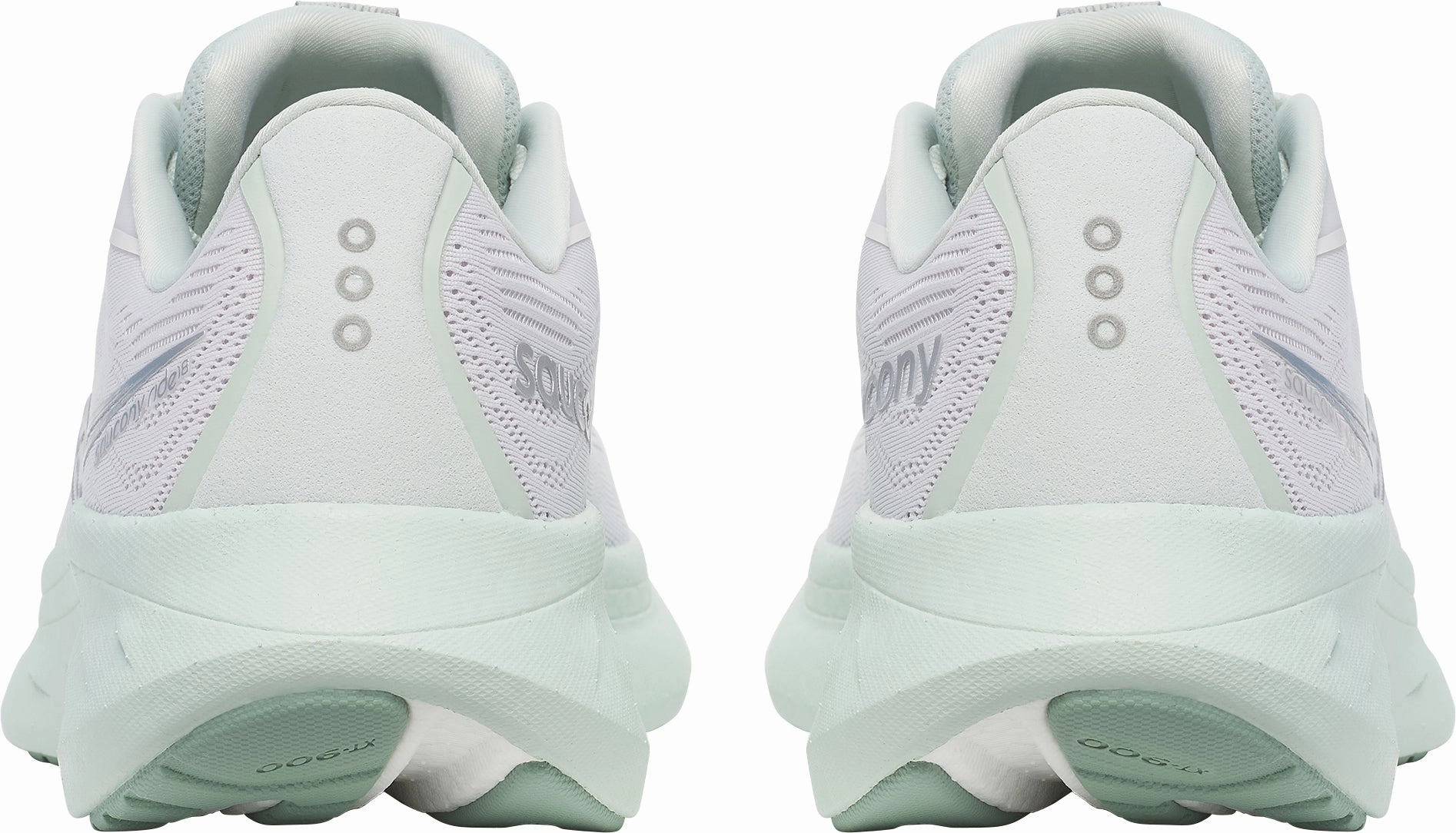 Saucony Ride 18 Womens Running Shoes - Grey Snowy Terrain