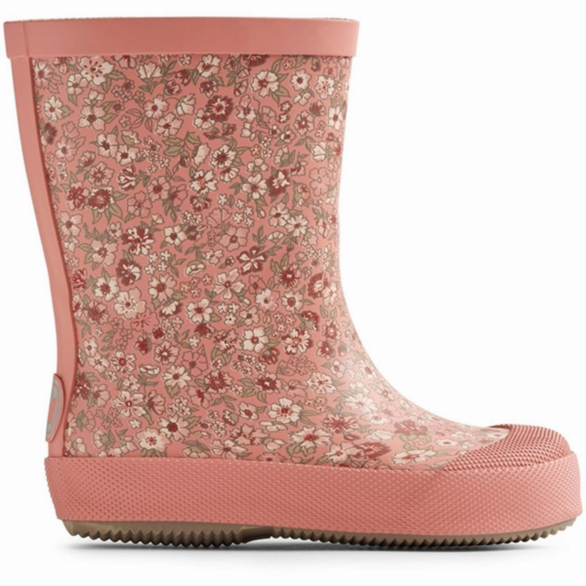 Anti Odor Technology Luxury Edge Wheat Rubber Boot Print Muddy Rosette Flowers