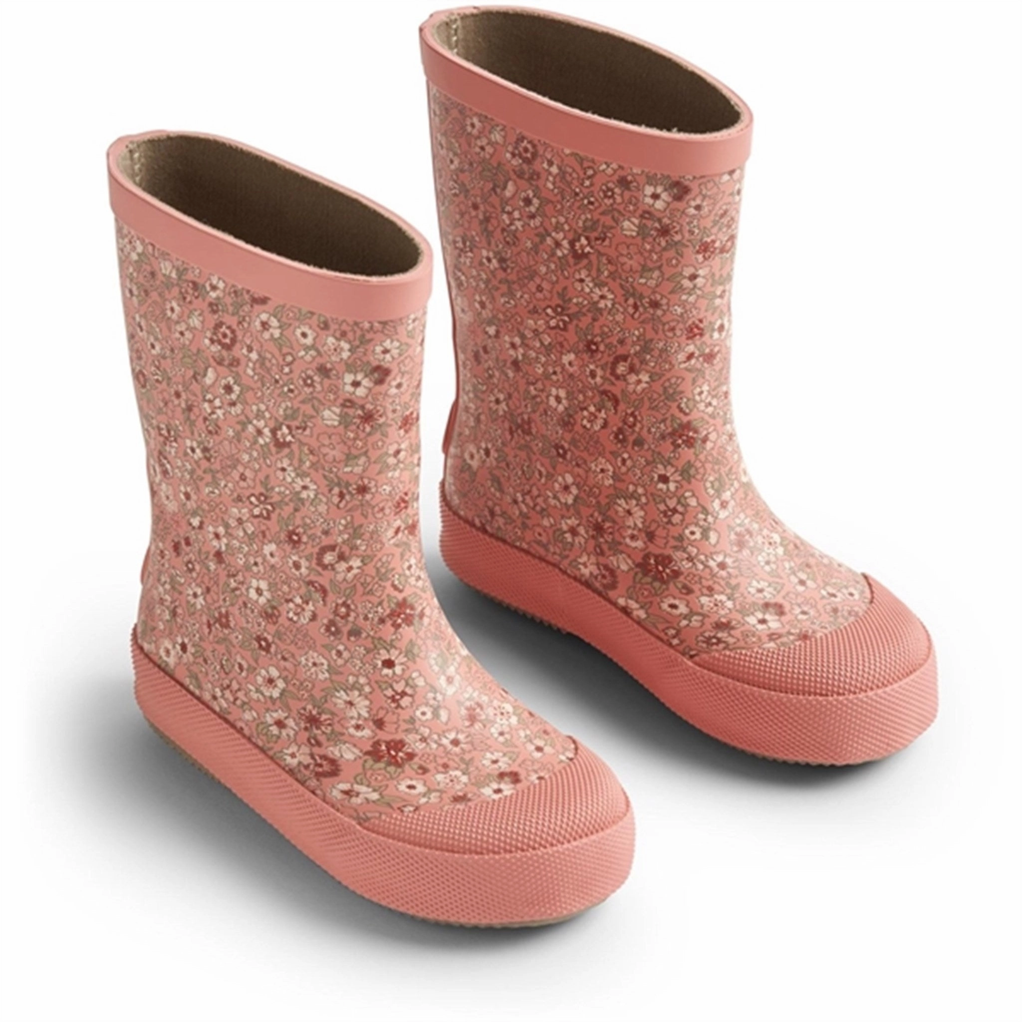 Reinforced Form Night Travel Cushioned Step River Crossing Wheat Rubber Boot Print Muddy Rosette Flowers