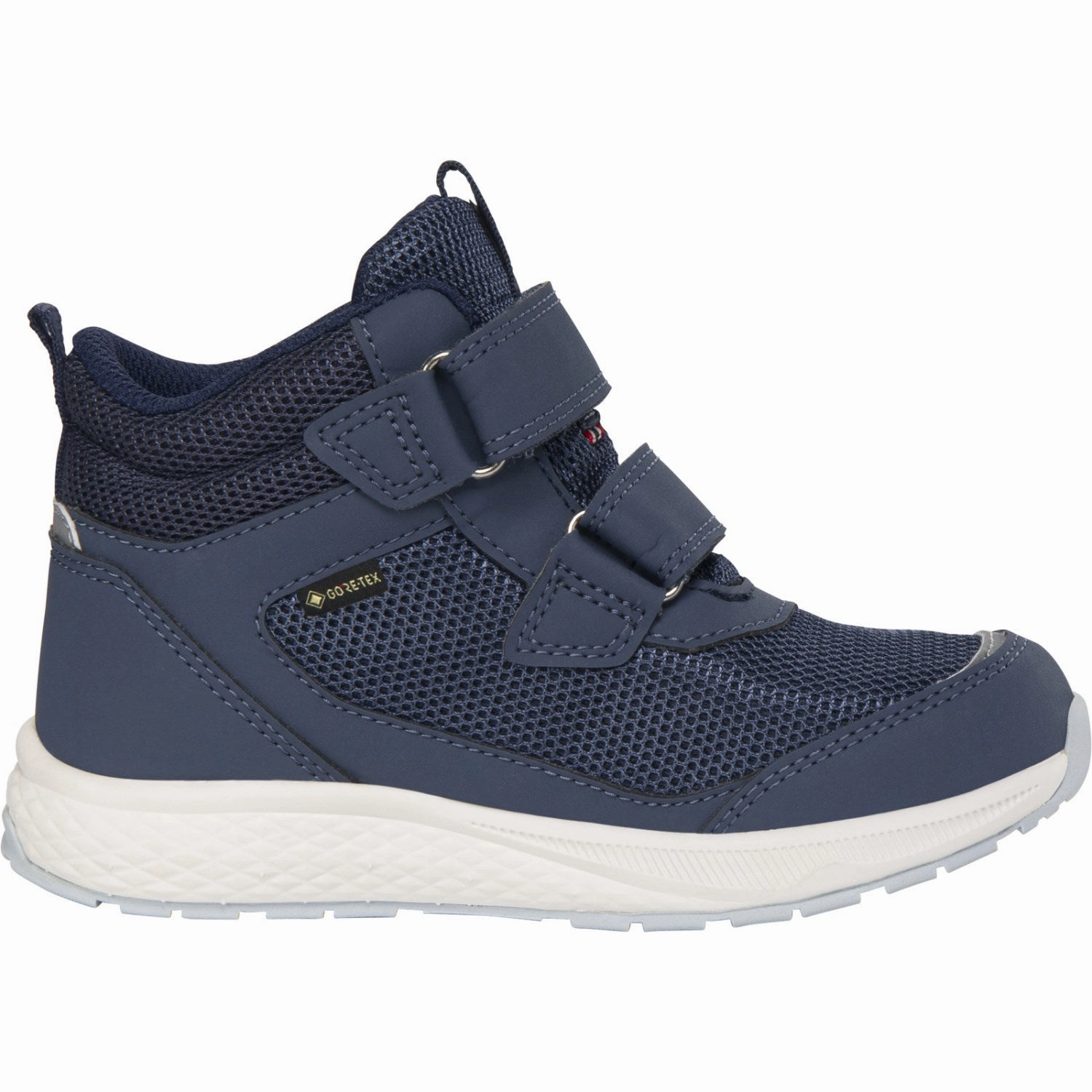 Durable Tread Pattern Lace Closure VIKING Dark Blue Bouncy Mid GTX 2V