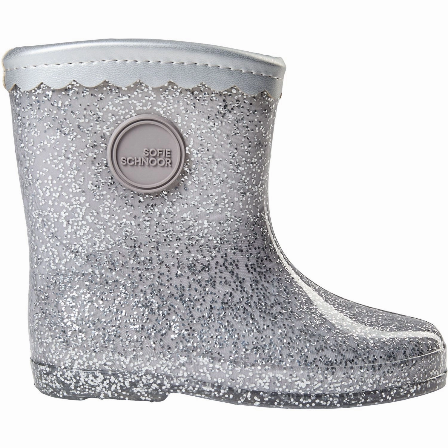 Quality Sole Sofie Schnoor Silver Rubber Boots