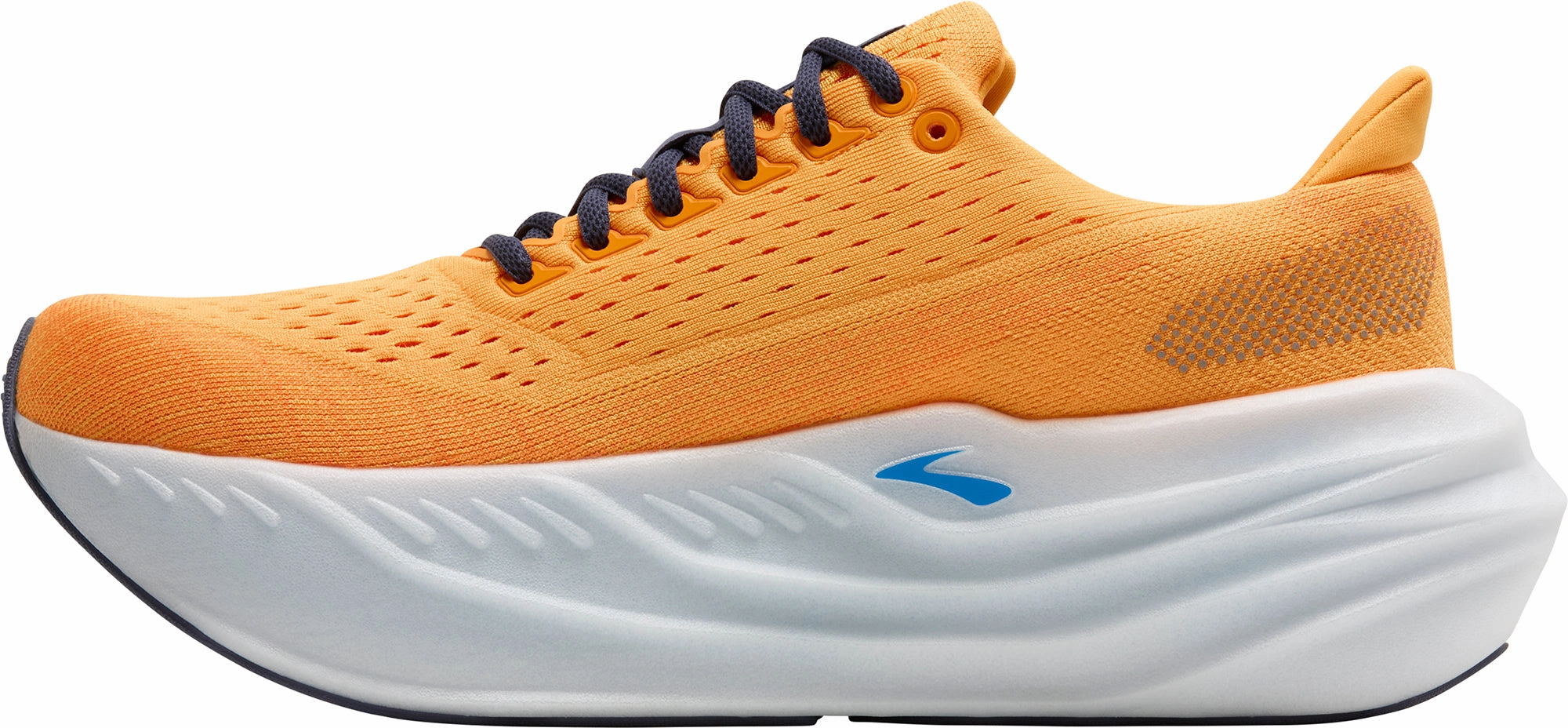 Vertical Flex Channels Agility - improving Brooks Glycerin Max Mens Running Shoes - Orange