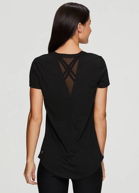 Modern and Soft Studio Don't Look Back Mesh Tee Shirt