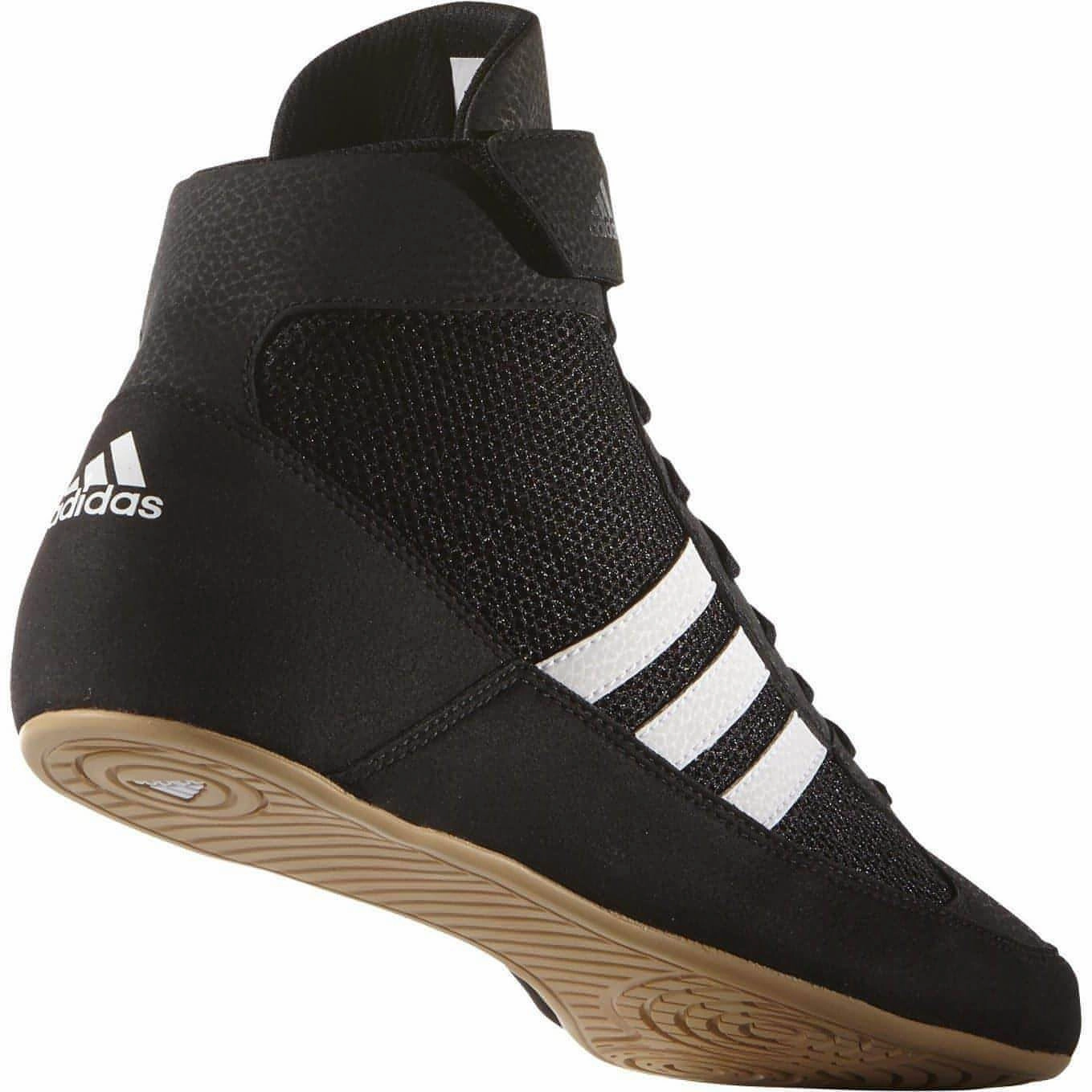 Microfiber Lining Comfort MeshFabric adidas Havoc Mens Wrestling Shoes - Black
