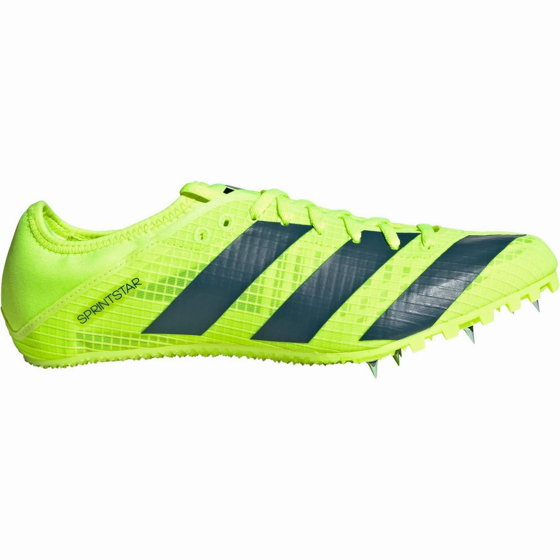 adidas Sprintstar Running Spikes - Green Rush Drive Game Passing